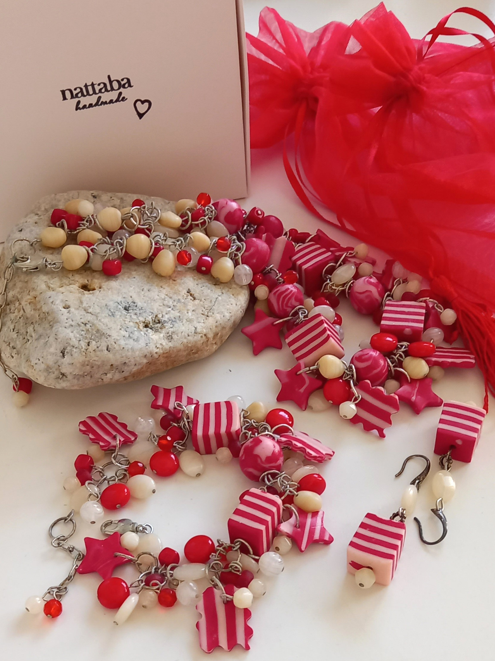 set de pulsera & pendientes & collar fusion sweety - Imagen 3