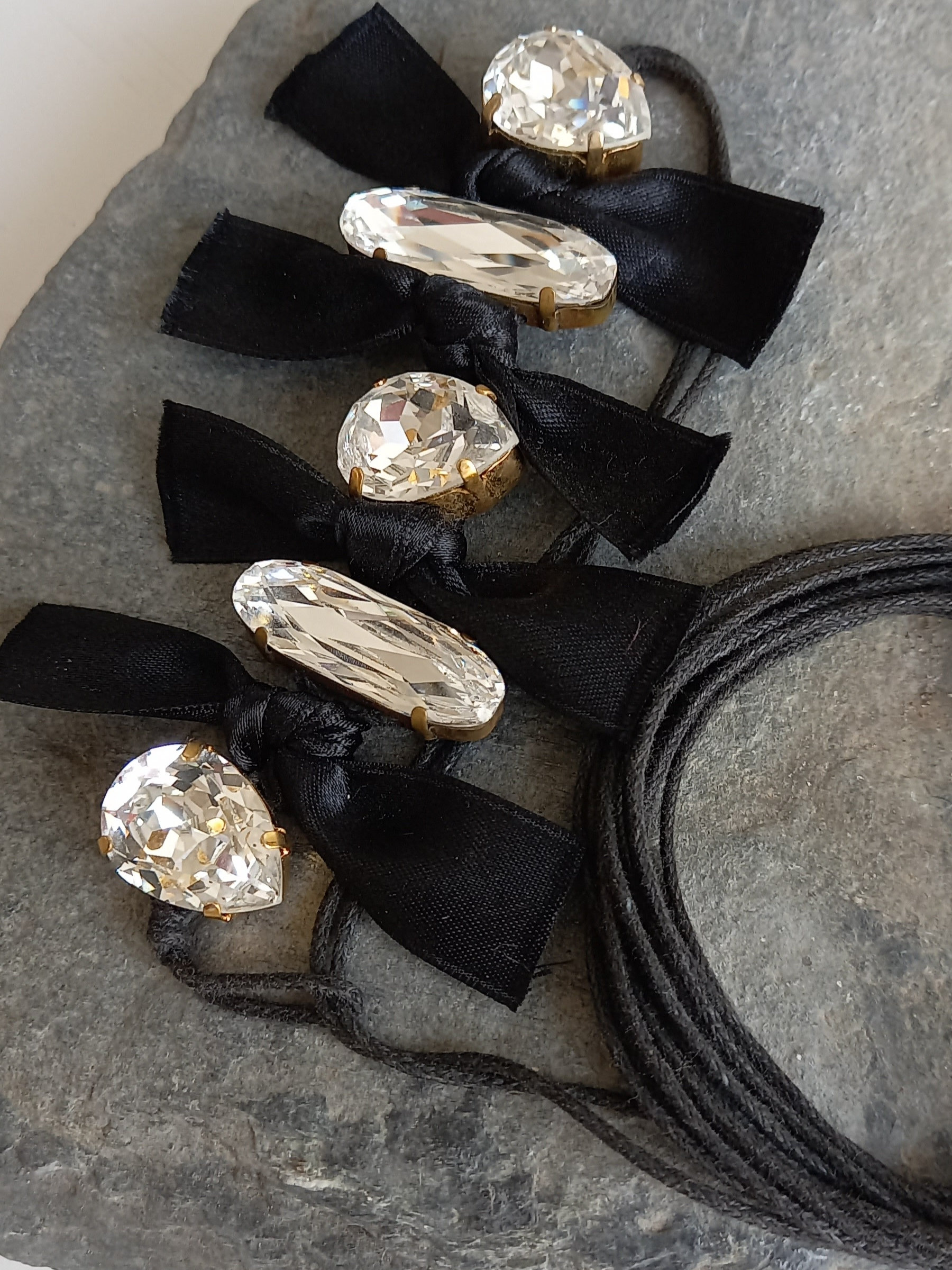 pulsera de cristal & perla - Imagen 5