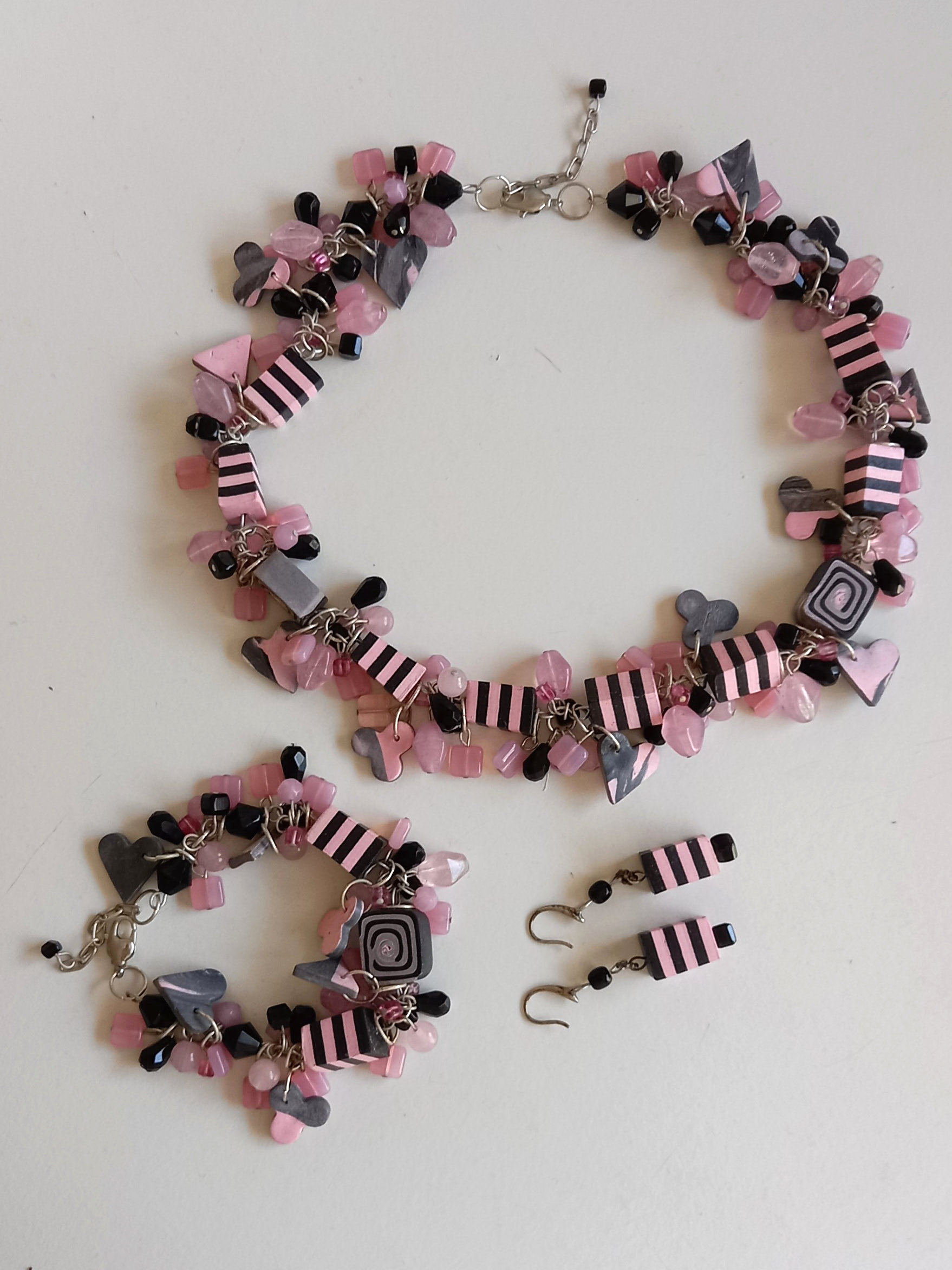 set de pulsera & pendientes & collar fusion sweety - Imagen 2