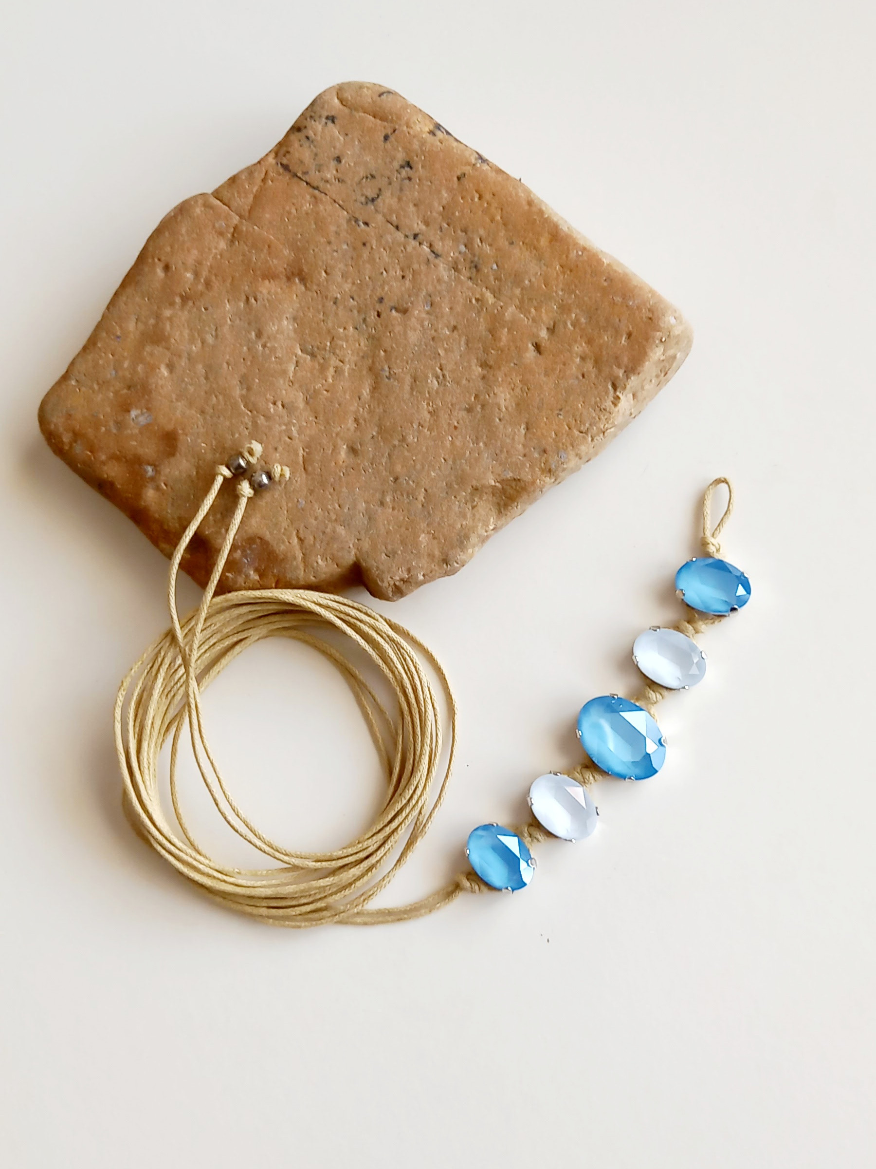 set de pulseras cristal & perla - Imagen 7