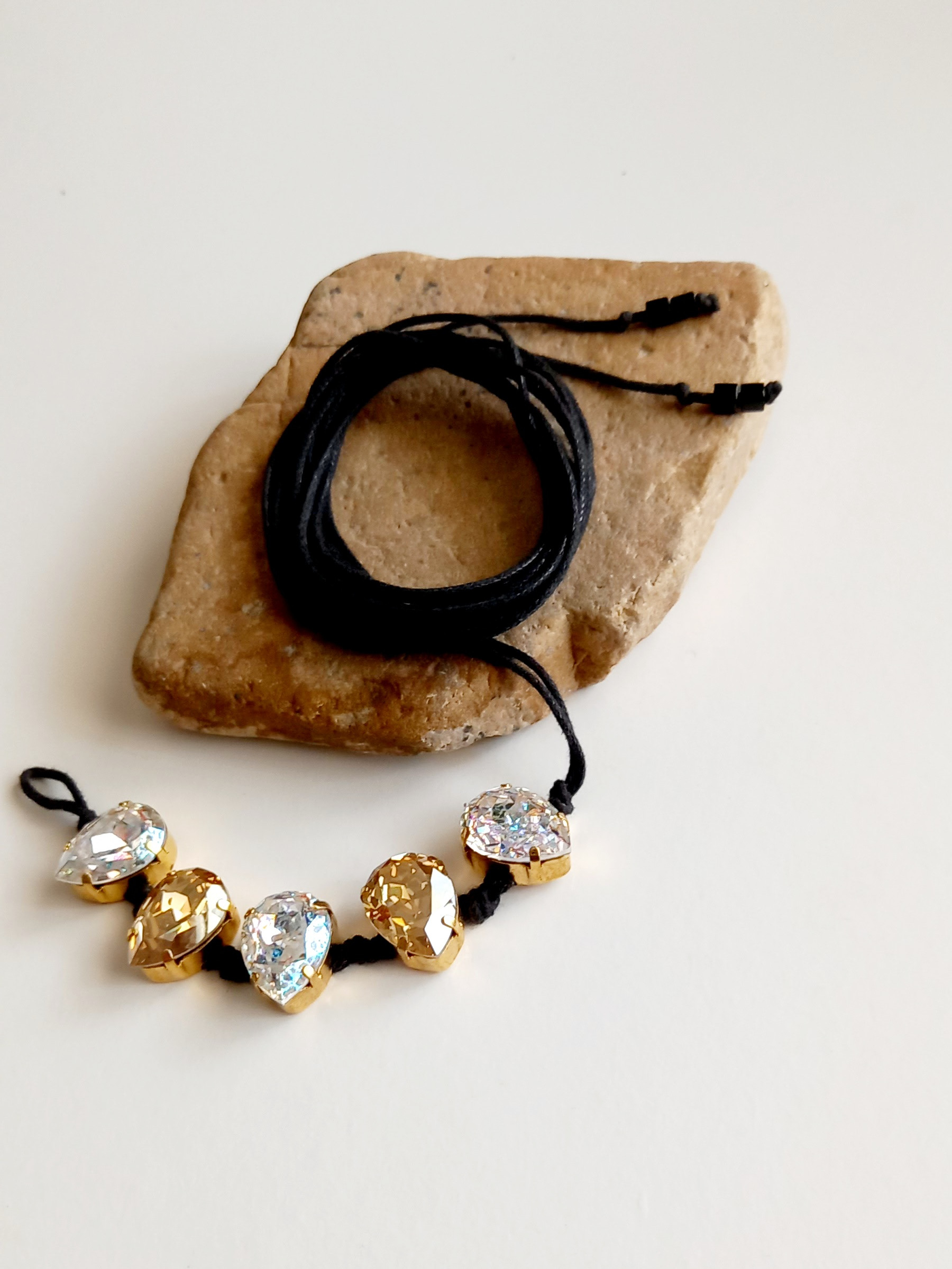 pulsera de cristal & perla - Imagen 7
