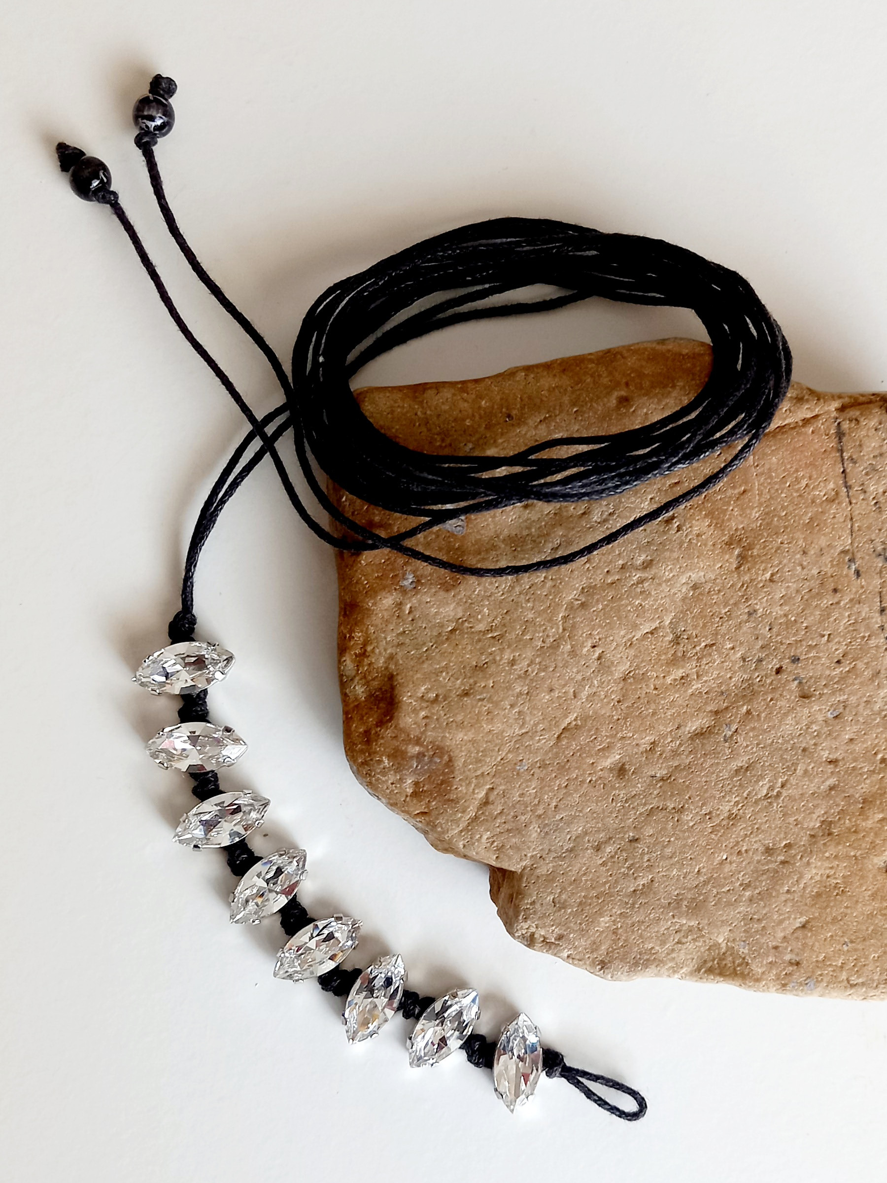 pulsera de cristal & perla - Imagen 5