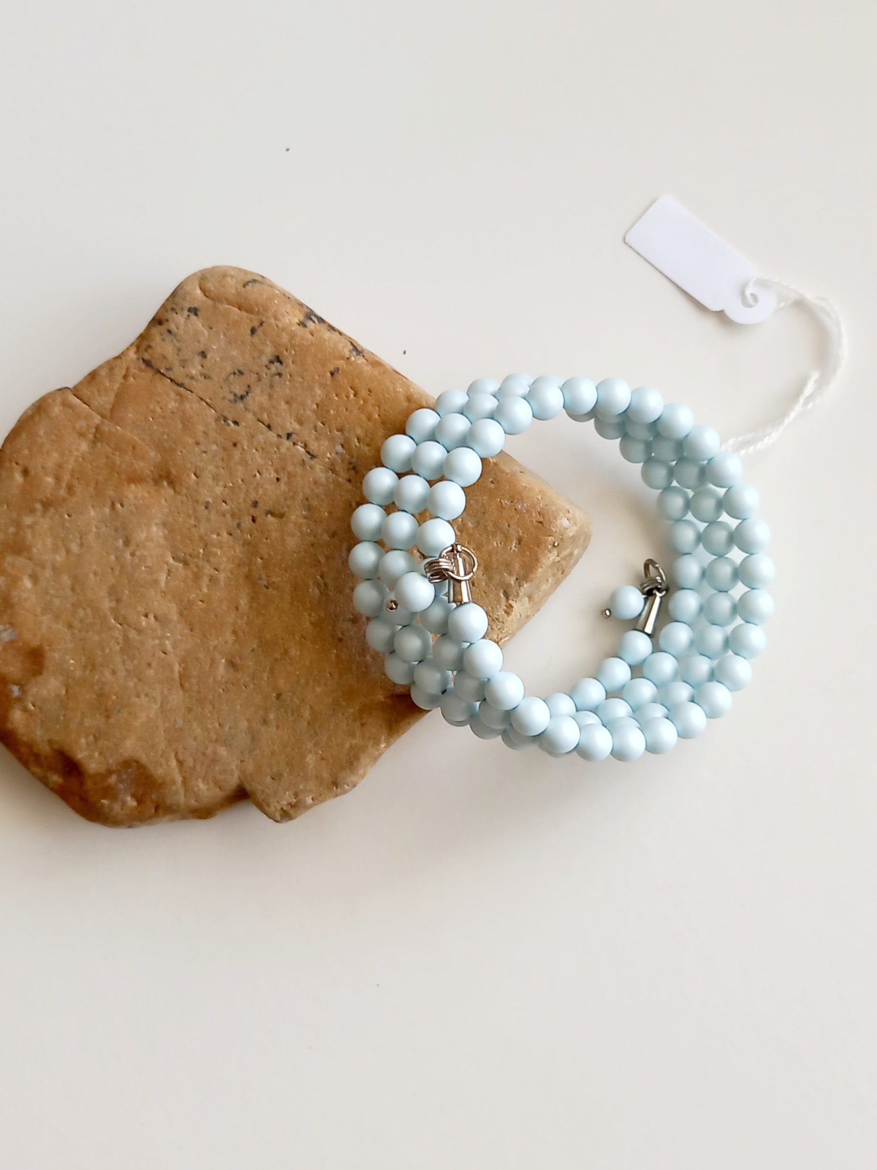 set de pulseras cristal & perla - Imagen 11