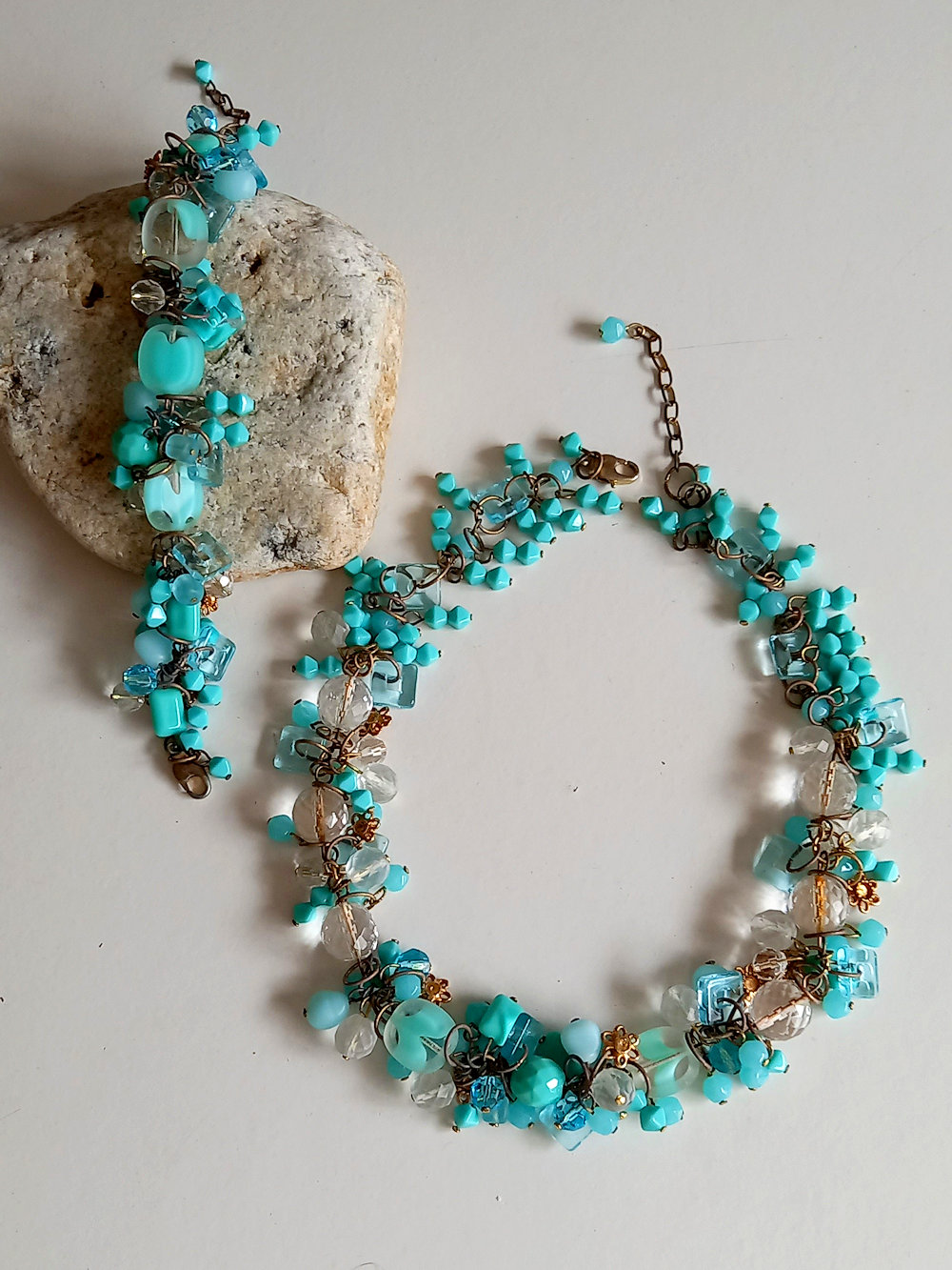 set de collar y pulsera glassmania - Imagen 4