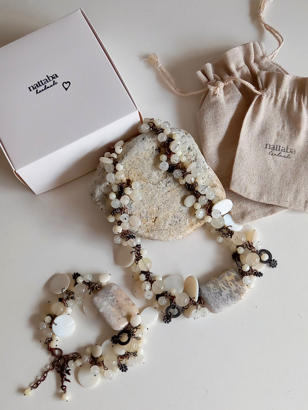 set de collar y pulsera glassmania - Imagen 2