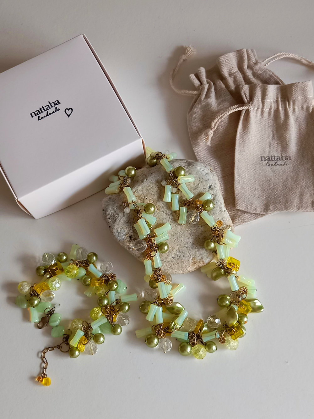 set de collar y pulsera glassmania - Imagen 2