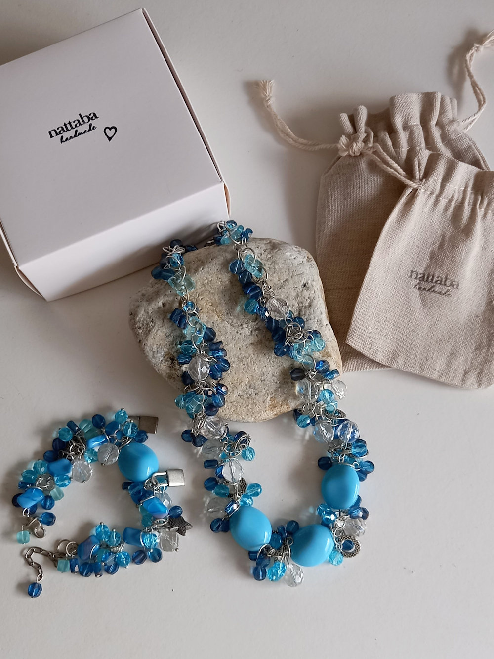 set de collar y pulsera glassmania - Imagen 2