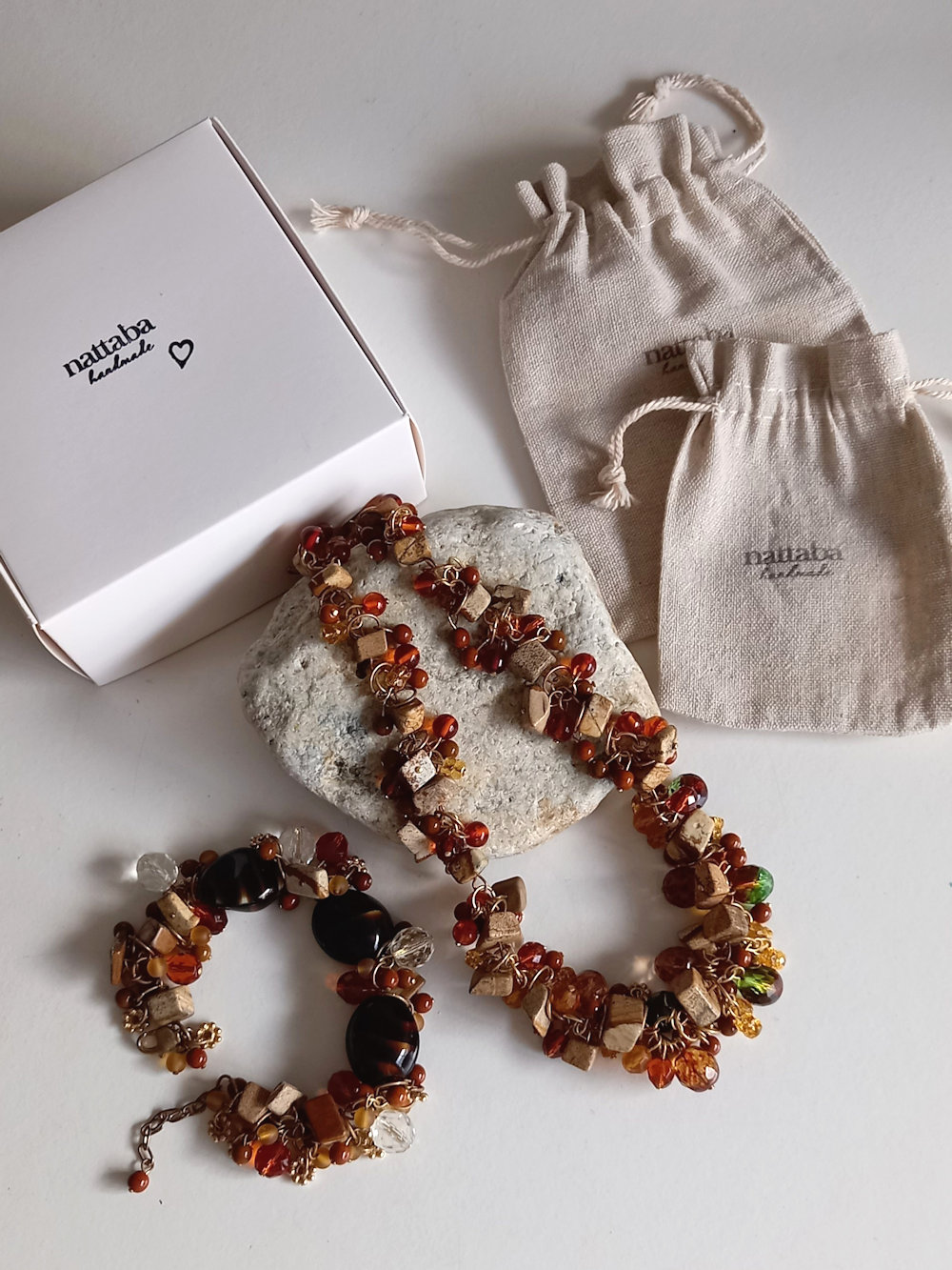 set de collar y pulsera glassmania - Imagen 2