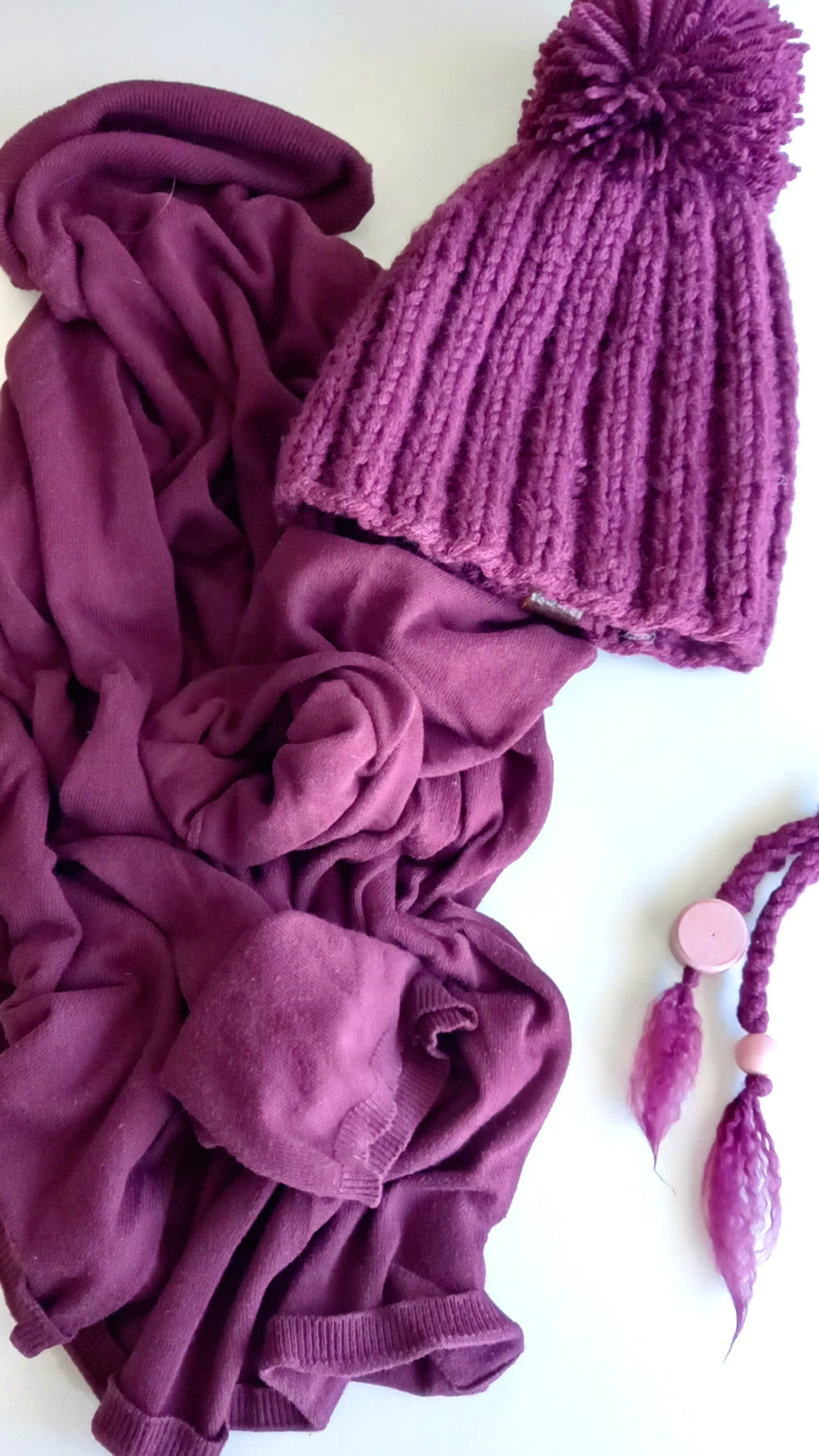 set gorro de punto & llavero - Imagen 5