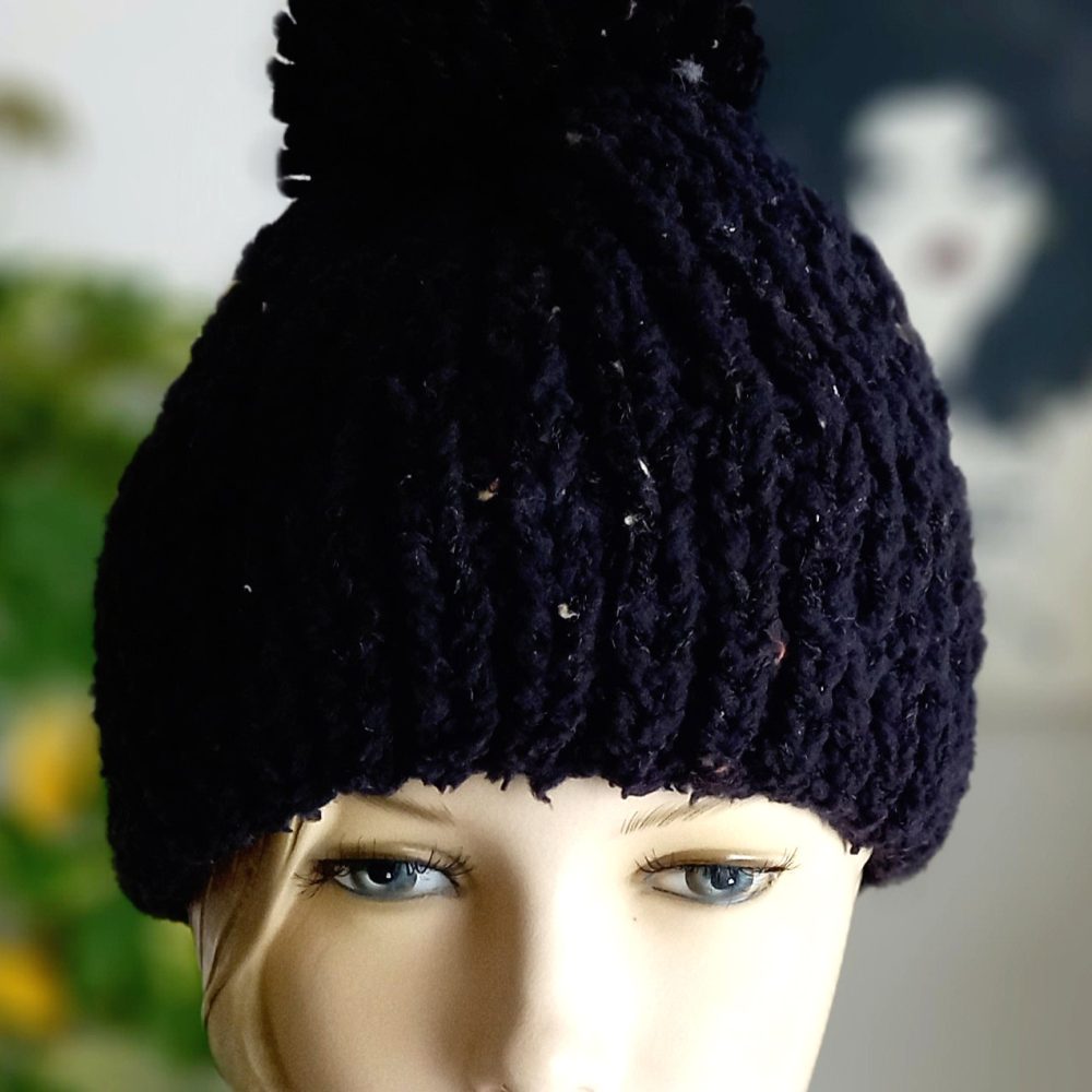 set gorro de punto & llavero