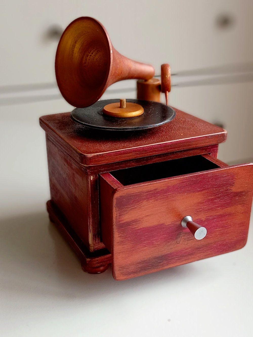 caja de baratijas gramófono - Imagen 4