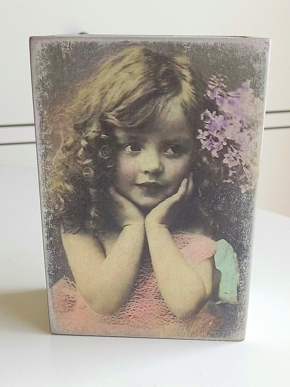 caja decoupage hermosita - Imagen 5