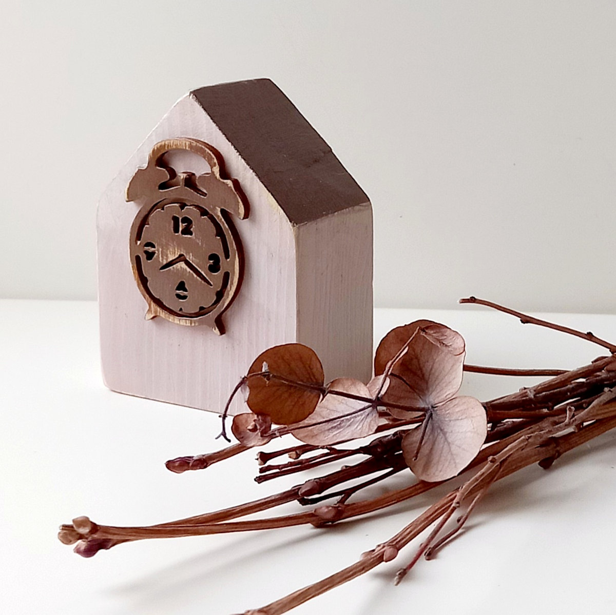 casa decorativa reloj - Imagen 2