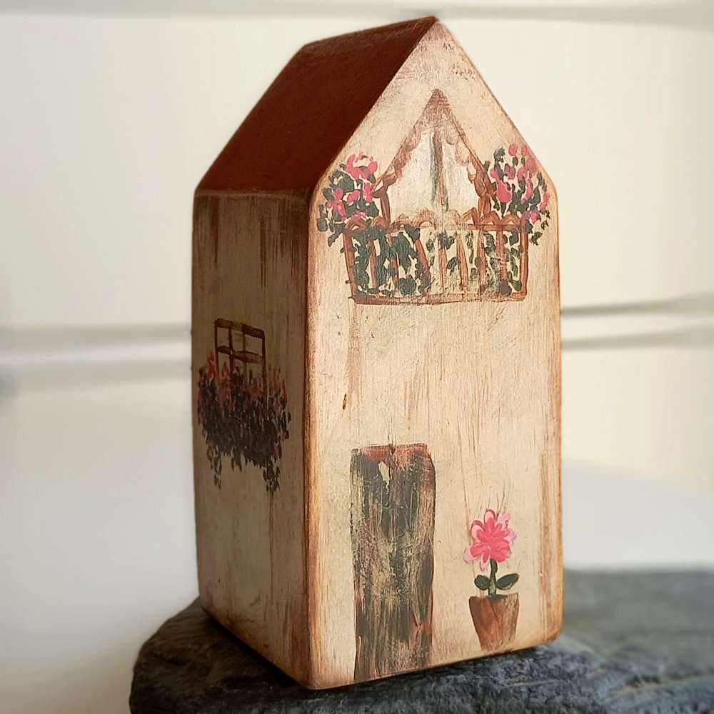 casa decorativa flores