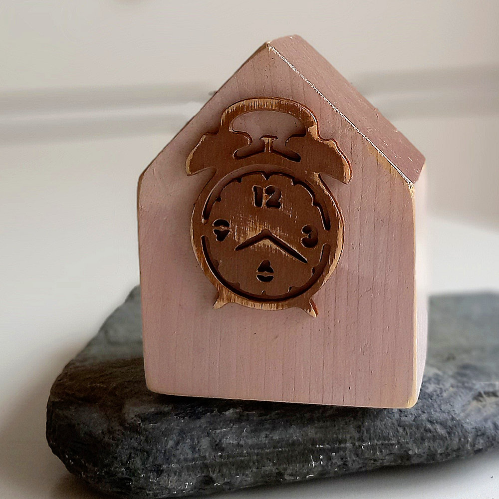 casa decorativa reloj - Imagen 5