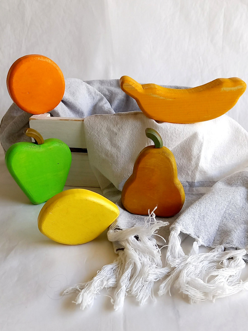 set decoración frutas