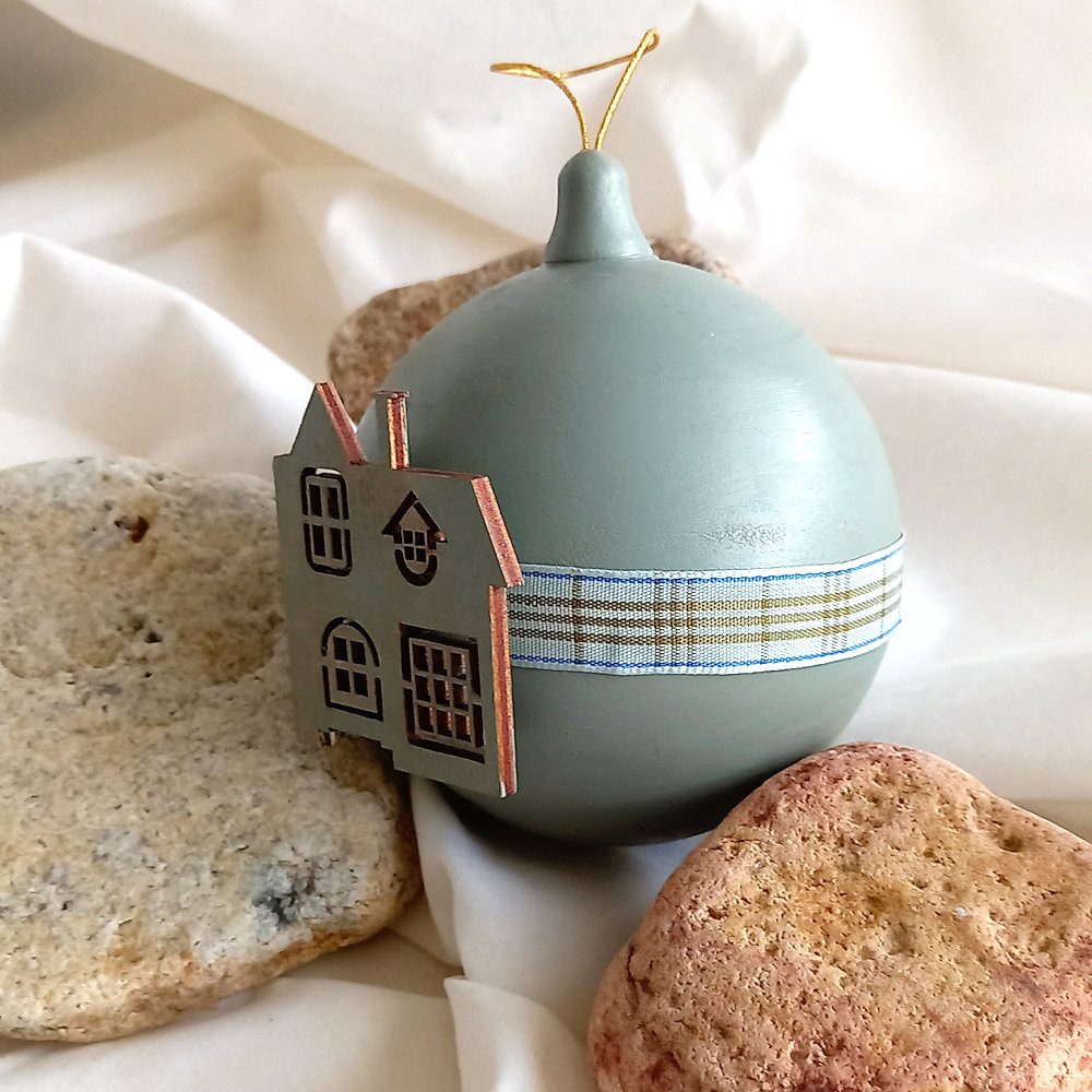 bola de Navidad casa elegante