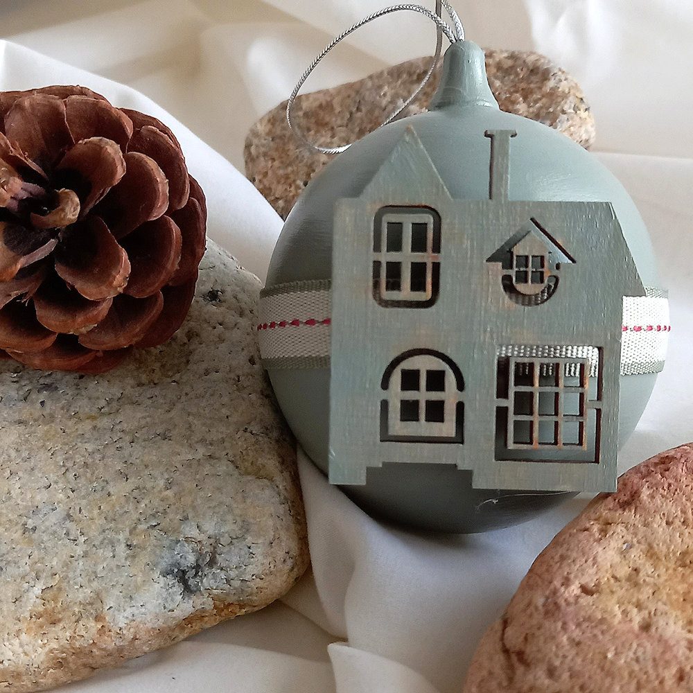 bola de Navidad casa elegante