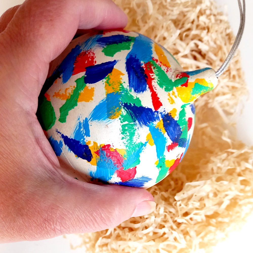 bola de Navidad multicolor