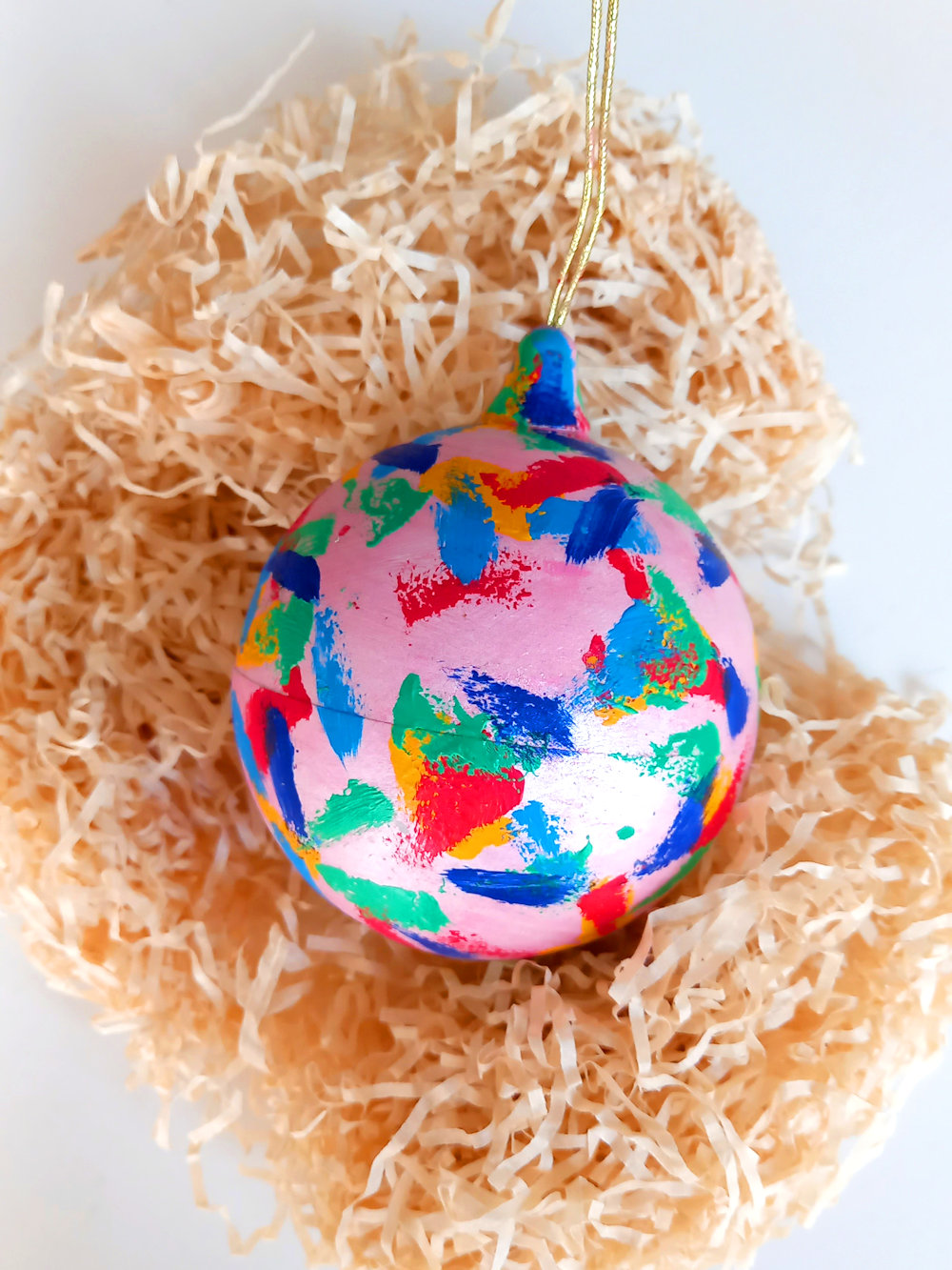 bola de Navidad multicolor