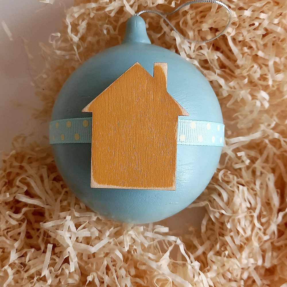 bola de Navidad casa