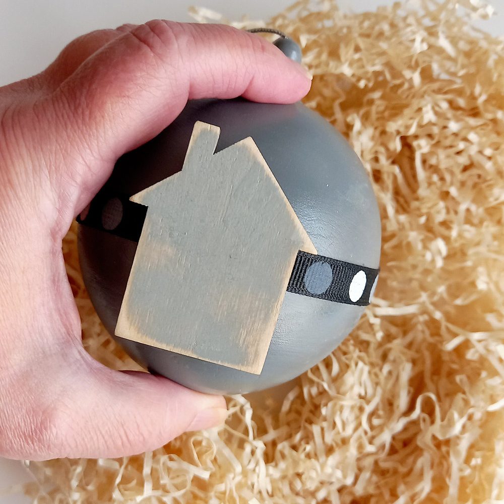 bola de Navidad casa