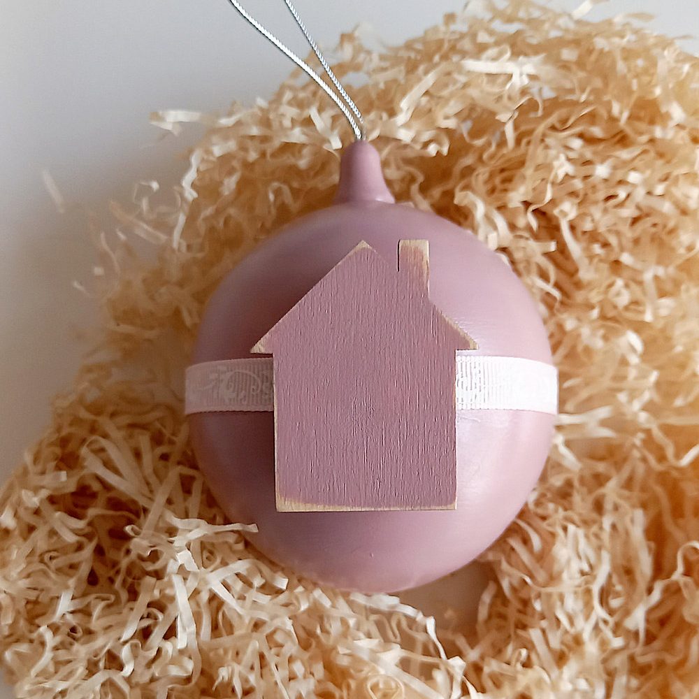 bola de Navidad casa
