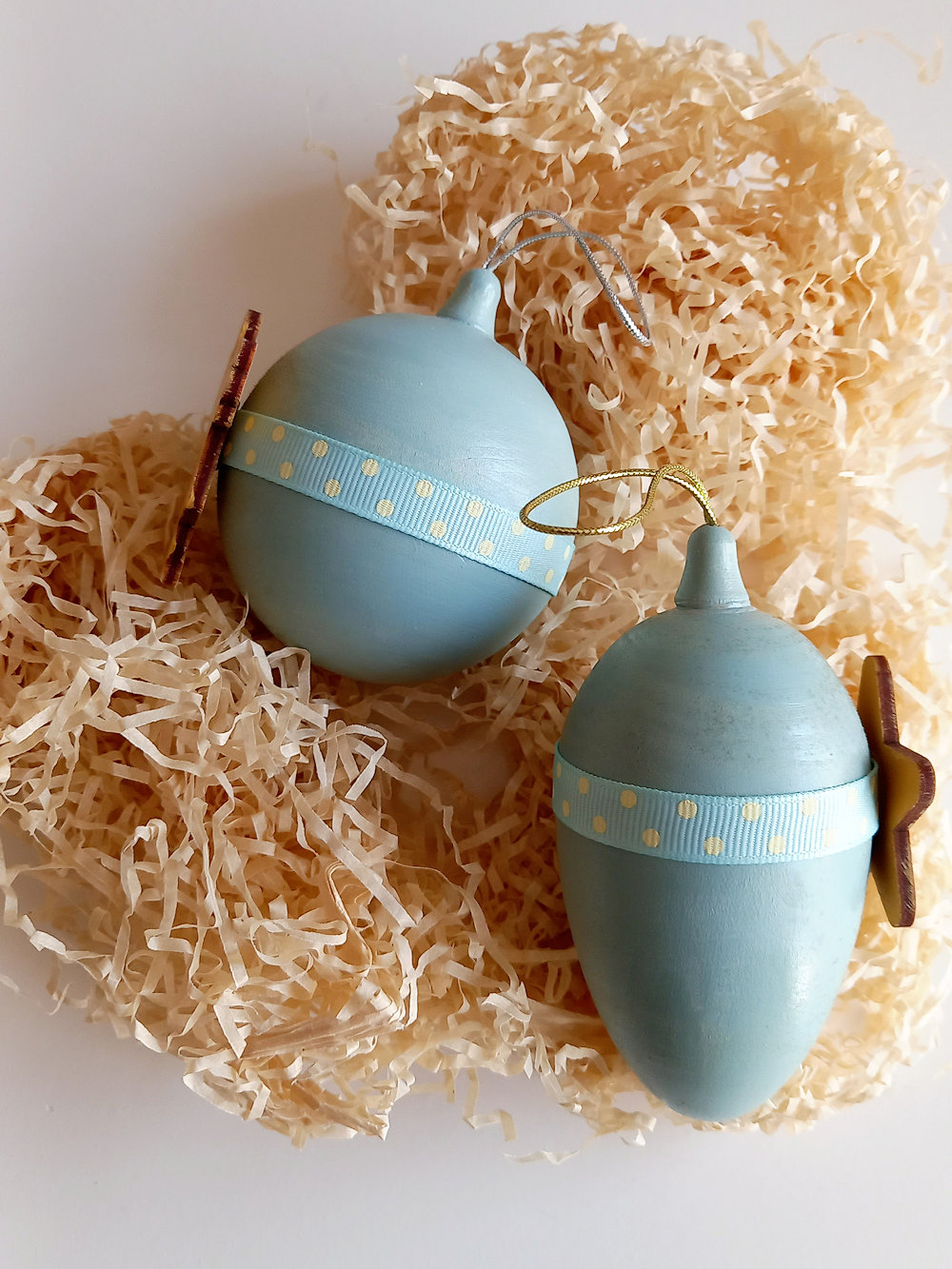 set bolas de Navidad estrella y ángel - Imagen 2