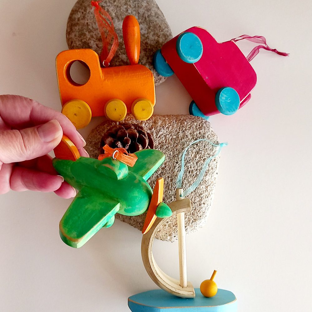 set decoración de árbol de Navidad