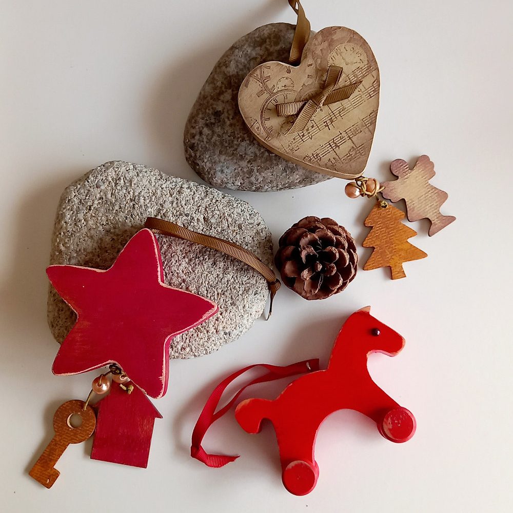 set decoración de árbol de Navidad